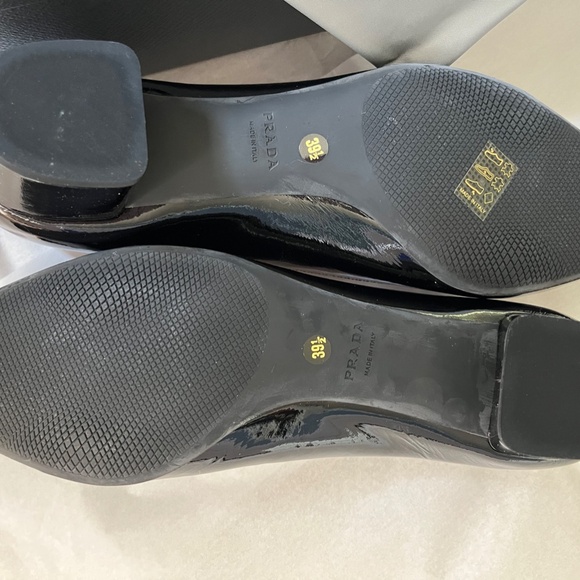 Prada Black Patent Open Toe Pump - Picture 7 of 7